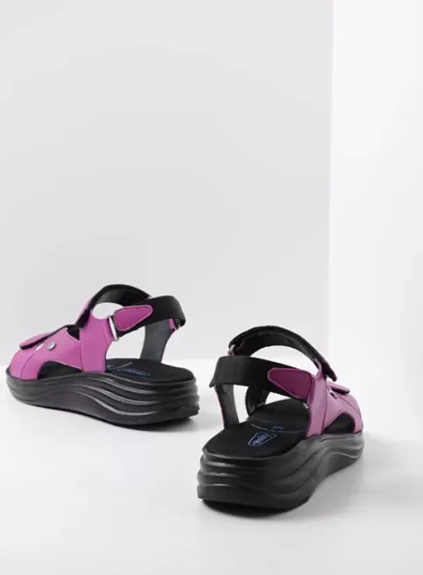 Sandalen|Voorjaar/zomer|Wolky Cirro fuchsia leer