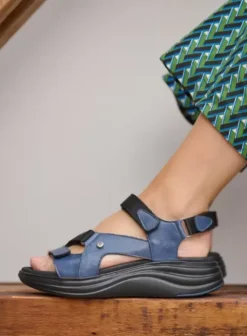 Sandalen|Voorjaar/zomer|Wolky Cirro jeans leer