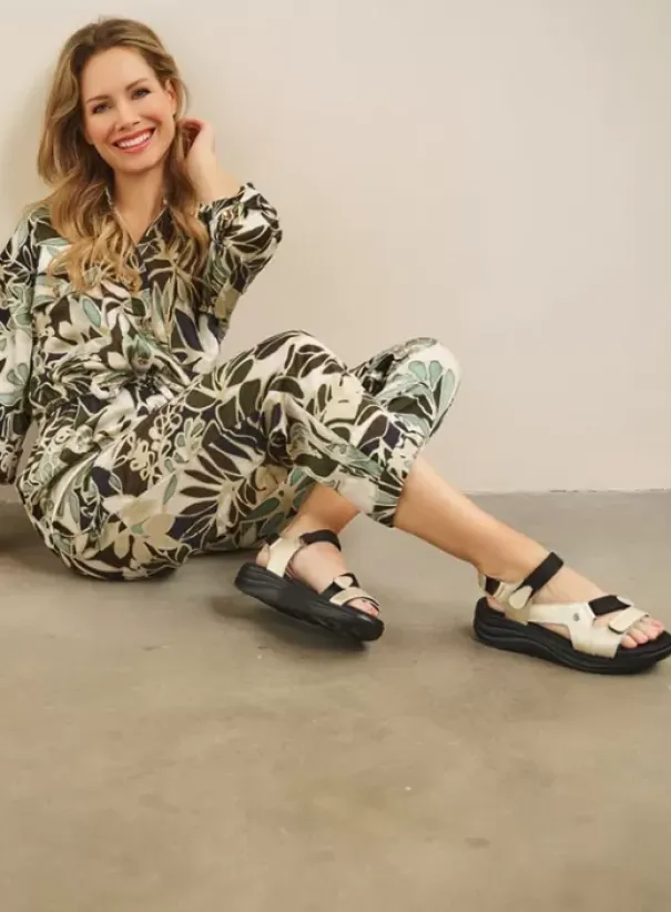 Sandalen|Voorjaar/zomer|Wolky Cirro goud leer