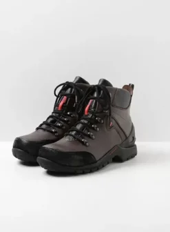 Volle voeten|Wandelschoenen|Wolky City Tracker WP bruin leer