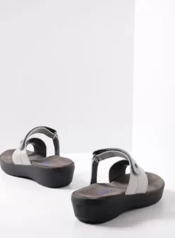 Slippers|Voorjaar/zomer|Wolky Collins zilver leer