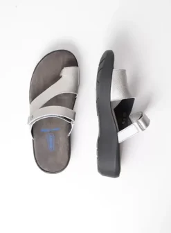 Slippers|Voorjaar/zomer|Wolky Collins zilver leer