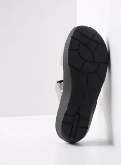 Slippers|Voorjaar/zomer|Wolky Collins zilver leer