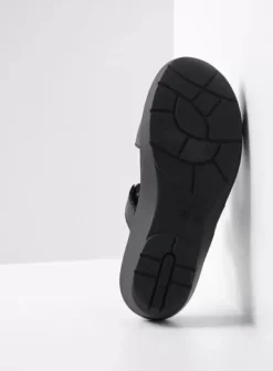 Slippers|Voorjaar/zomer|Wolky Collins zwart leer