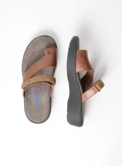 Slippers|Voorjaar/zomer|Wolky Collins cognac leer