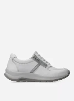 Wandelschoenen|Sneakers|Wolky Comrie wit/zilver combi leer