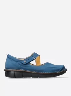 Bandschoenen|Voorjaar/zomer|Wolky Cordoba atlantisch blauw nubuck