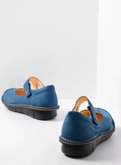 Bandschoenen|Voorjaar/zomer|Wolky Cordoba atlantisch blauw nubuck