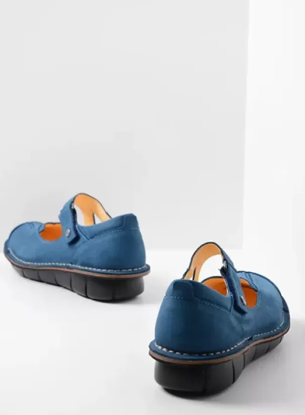 Bandschoenen|Voorjaar/zomer|Wolky Cordoba atlantisch blauw nubuck