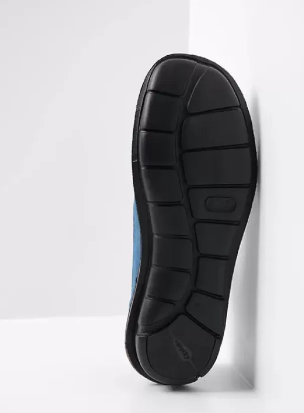 Bandschoenen|Voorjaar/zomer|Wolky Cordoba atlantisch blauw nubuck