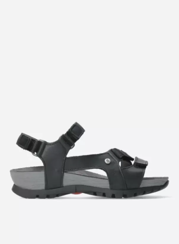 Sandalen|Voorjaar/zomer|Wolky Cradle zwart leer