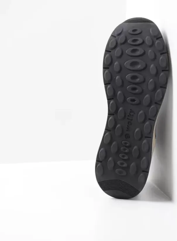 Wandelschoenen|Sneakers|Wolky Cupar taupe combi leer