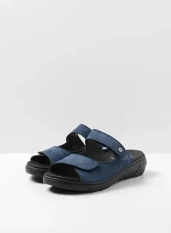 Slippers|Wolky Cyprus denim nubuck