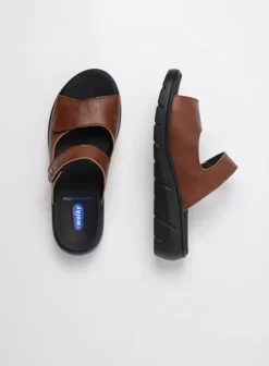 Slippers|Wolky Cyprus cognac leer