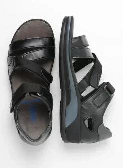 Sandalen|Voorjaar/zomer|Wolky Desh zwart leer