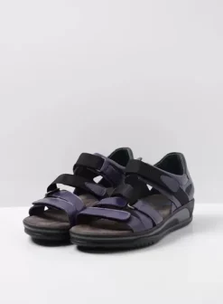 Sandalen|Voorjaar/zomer|Wolky Desh paars leer