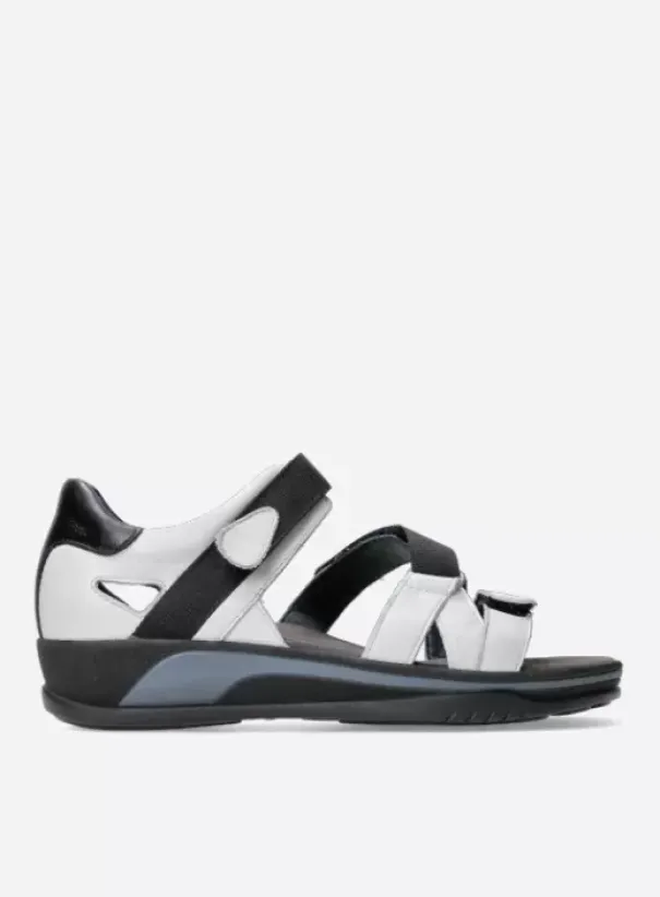Sandalen|Voorjaar/zomer|Wolky Desh gebroken wit leer