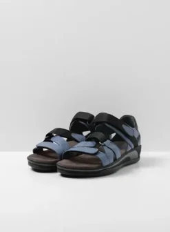 Sandalen|Voorjaar/zomer|Wolky Desh jeans leer