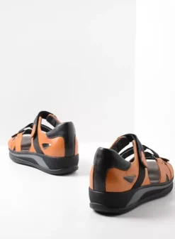 Sandalen|Voorjaar/zomer|Wolky Desh oranje leer