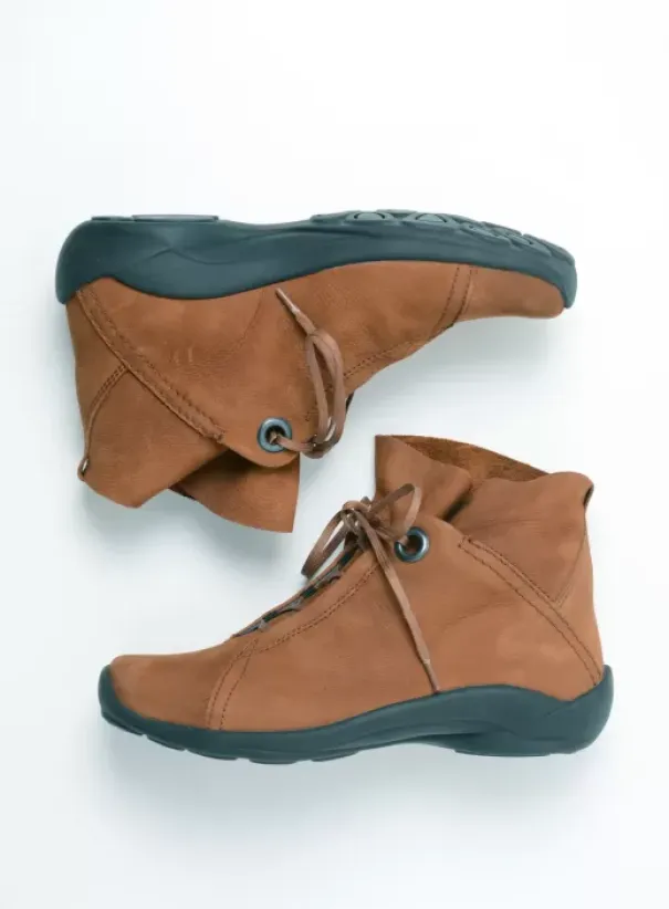 Veterschoenen|Wolky Diana cognac nubuck