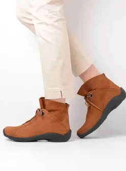 Veterschoenen|Wolky Diana cognac nubuck
