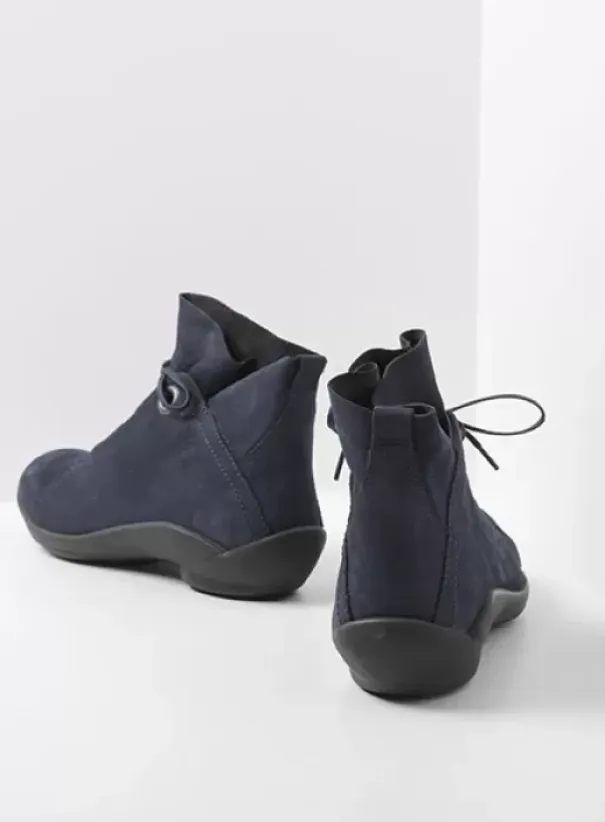 Veterschoenen|Wolky Diana blauw nubuck