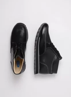 Wandelschoenen|Sneakers|Wolky e-Boot zwart stretch leer