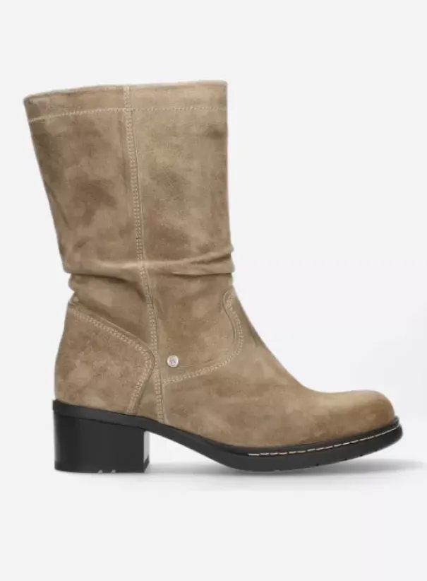 Laarzen|Wolky Edmonton taupe suede