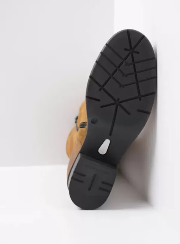 Laarzen|Wolky Edmonton donker oker suede