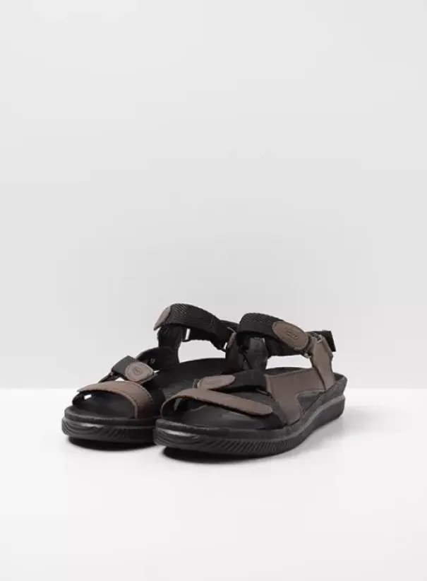 Sandalen|Wolky Energy Lady bruin gevet leer