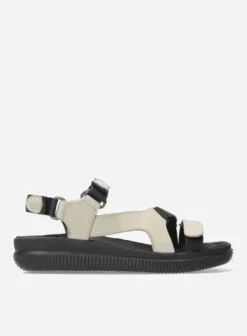 Sandalen|Wolky Energy Lady gebroken wit gevet leer