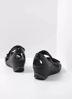 Sandalen|Wolky Epoch zwart leer