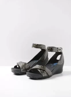 Sandalen|Voorjaar/zomer|Wolky Era antraciet leer