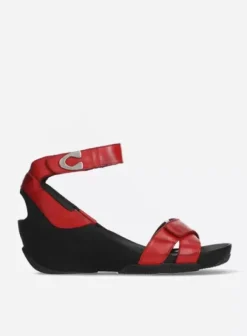 Sandalen|Wolky Era rood leer