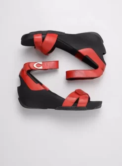 Sandalen|Wolky Era rood leer