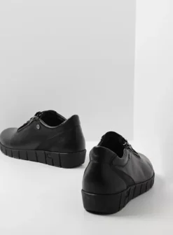 Hallux Valgus|Veterschoenen|Wolky Etosha HV zwart leer