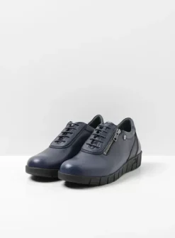 Hallux Valgus|Veterschoenen|Wolky Etosha HV blauw leer