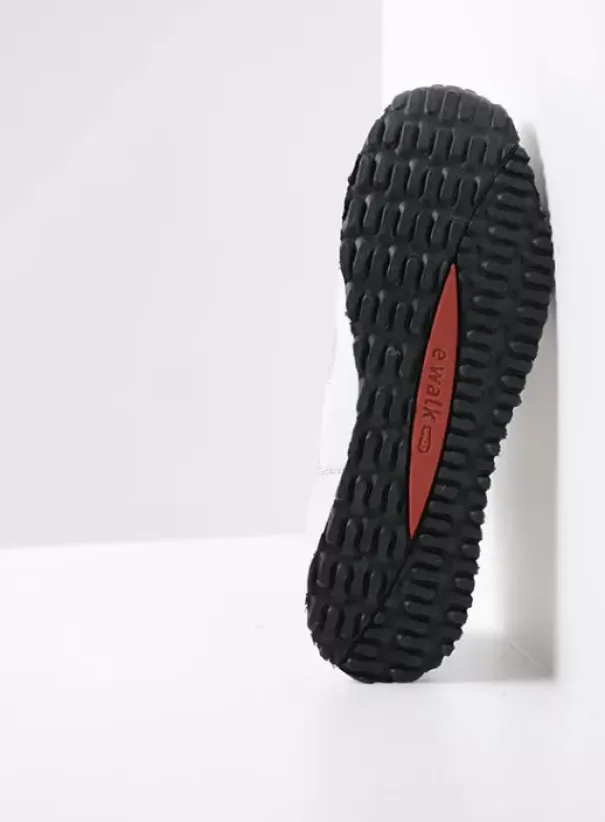 Wandelschoenen|Sneakers|Wolky e-Walk grijs/jeans leer