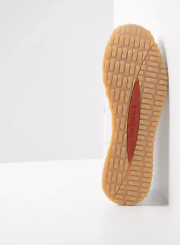 Wandelschoenen|Sneakers|Wolky e-Walk wit/blauw leer