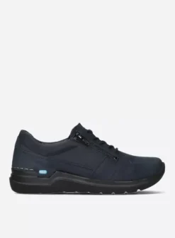 Hielspoor|Wandelschoenen|Wolky Feltwell blauw nubuck