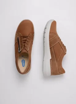 Hielspoor|Wandelschoenen|Wolky Feltwell tobacco bruin nubuck