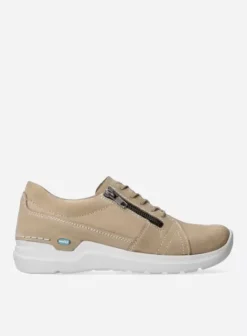 Hielspoor|Veterschoenen|Wolky Feltwell beige nubuck