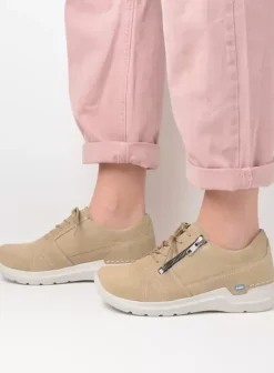 Hielspoor|Veterschoenen|Wolky Feltwell beige nubuck