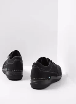 Hielspoor|Wandelschoenen|Wolky Feltwell zwart nubuck