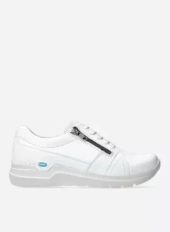 Hielspoor|Wandelschoenen|Wolky Feltwell wit leer