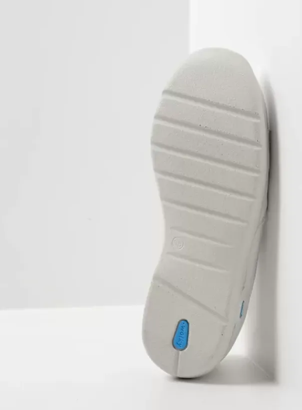 Hielspoor|Wandelschoenen|Wolky Feltwell wit leer