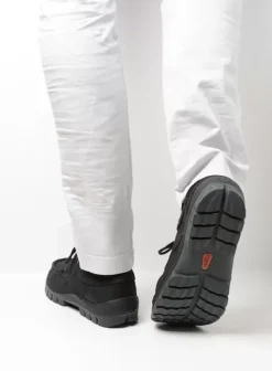 Comfortschoenen|Veterschoenen|Wolky Fly men zwart nubuck