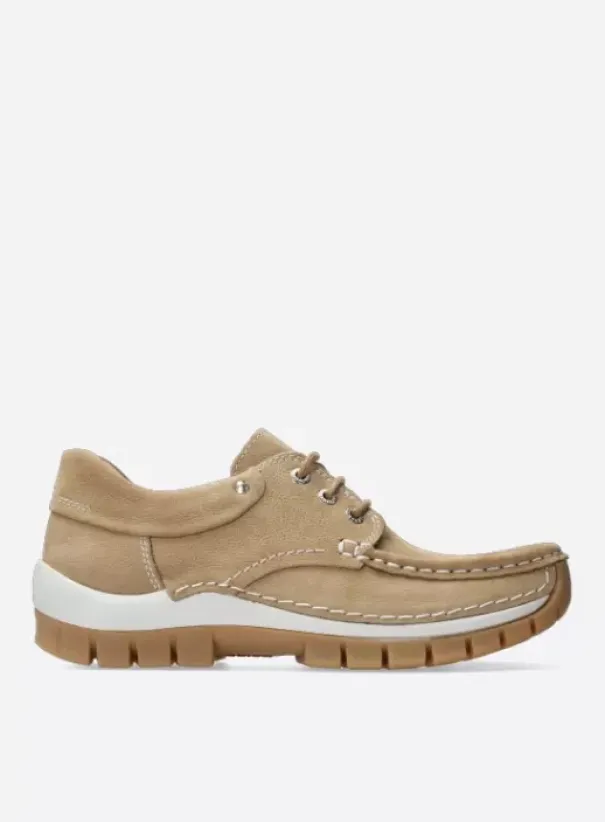 Veterschoenen|Wolky Fly Summer beige nubuck