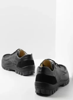 Veterschoenen|Wolky Fly Summer zwart leer