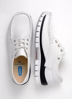 Veterschoenen|Voorjaar/zomer|Wolky Fly Summer wit/zwart leer